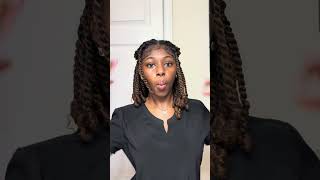 style my mini twist 😍😍😍 #naturalhair #protectivestyles #summerhairstyles