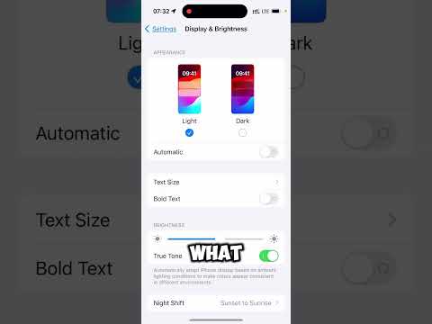 Light Mode & Dark Mode! #apple #iphone #ios #iphonetipsandtricks #tech #techtips #technology #like