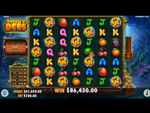 SO MANY WILD ON SCREEN!! STICKY BEES SLOT!! MEGA BIG WIN 🏆