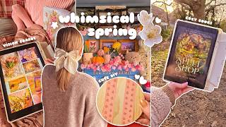 Whimsical Spring Vlog 🌸🎀 spring decor, cozy books & cute DIYs