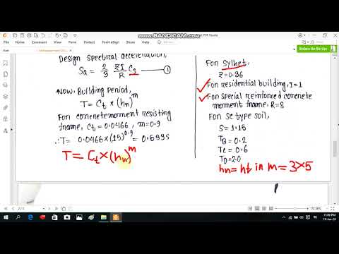 Earthquake Load Analysis BNBC-2020(Part-1)