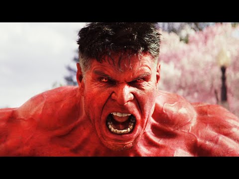 Captain America Brave New World Falcon and Red Hulk Fight Scene