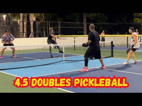 4.5 Mens Doubles Pickleball | Matt & Eytan | Holiday Park | Fort Lauderdale | Game 1