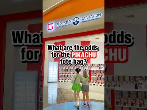 Did I get it or nah? Watch till the end! ⚡🎒#Gashapon #Pikachu #PokemonMerch #AnimeHaul #KawaiiFinds
