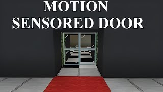 Easy Automatic Door Tutorial For Minecraft Bedrock