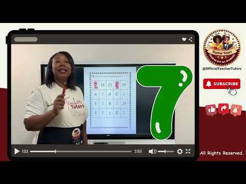 7️⃣ Learn to Count to 7! | Count with Us: Identify the Numbers 📚✨