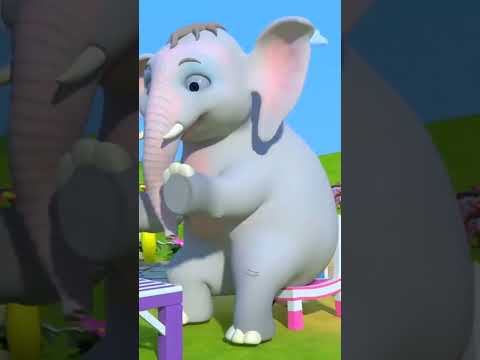 Hati Raja Kahan Chala #cutebaby #poem #babyshorts #babyshorts #hathiraja #kids #animals #kidsvideo