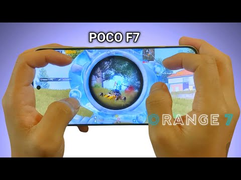 POCO F7  5G  BGMI TEST 90 FPS (HANDCAM)