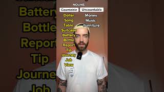 Countable and Uncountable NOUNS in English