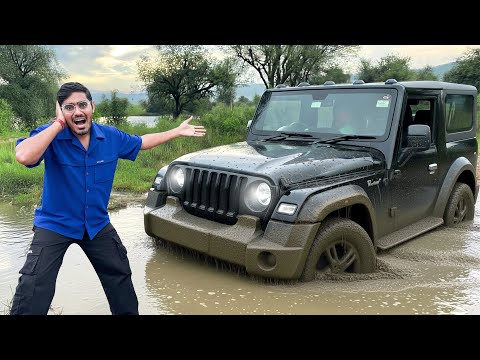 Jungle Me Thar 4x4 Fas Gayi🥵- Off Roading Adventure 