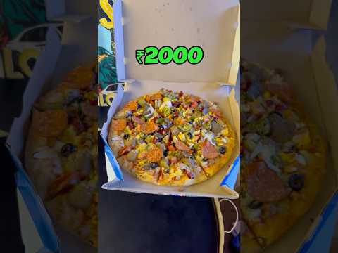 The most expensive Pizza😱 #dominos #viral #viralvideo #vidsbyhitesh