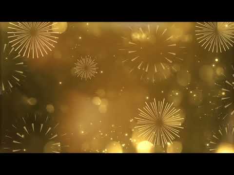 3 Hours of Golden Fireworks Celebration | Elegant Festive Background for Parties, Events & New Year