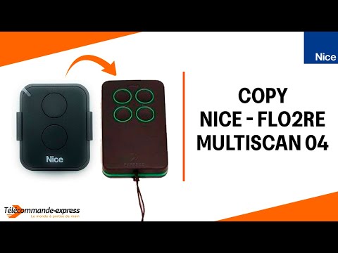 How to Copy a NICE FLO2RE Remote to a MULTI SCAN 04 Cloning Remote