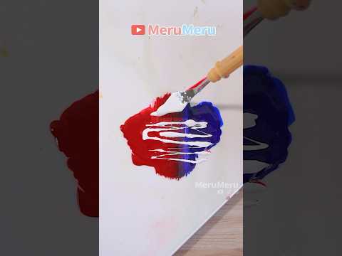 💙❤️Mixing Colors #shorts #art #diy  #shortvideo #satisfying #easydrawing  #artprocess #painting