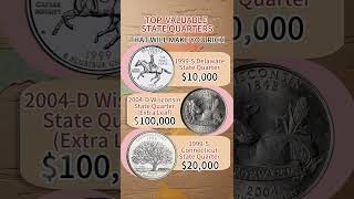 MOST VALUABLE STATE QUARTERS #coin #quarter #dollar #coincollecting #treasurehunt #coinvalue