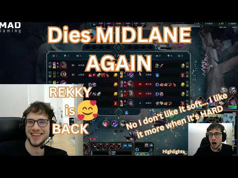 Even Rekkles Flames Crownie for Getting Caught Mid Again 🤣 | He likes it HARD