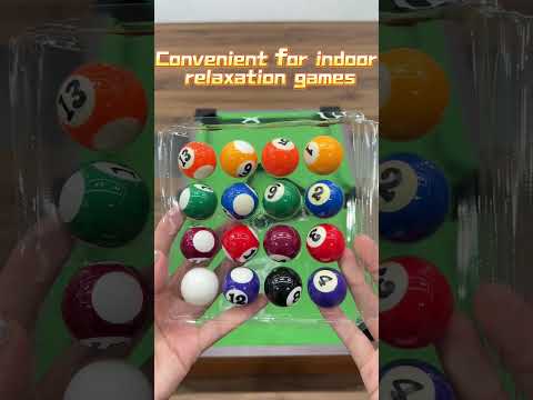 Mini Tabletop Pool Table — Big fun, small size!