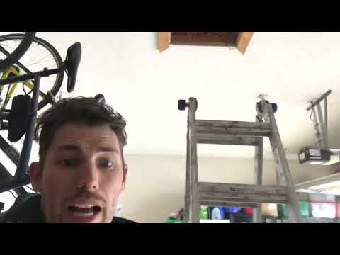 Attic Ladder Install 60 Seconds (1 person)
