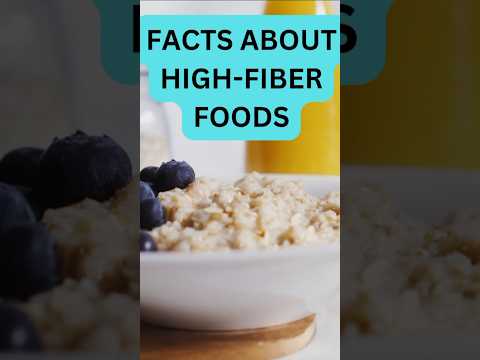FACT ABOUT HIGH-FIBER FOODS. #facts #food #healthyfood #shorts #recipe #fact #diet #daily