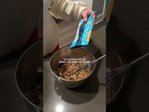 Let’s bake cookies #vlogmas #aestheticvideo #vlogmas2022 #bakewithme