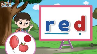 CVC Words "e" Song | Successive Blending Approach | English Reading Lesson for Kids