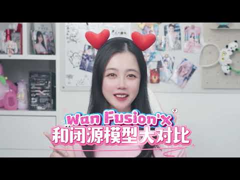 FusionX与闭源模型横向评测，会员费能不能省就看这把！#comfyui #fusionx