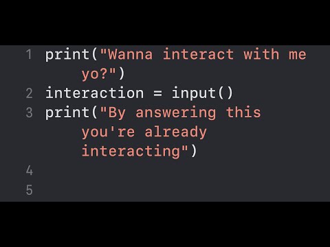 Taking Input From The User While Your Program is Running in Python - Exercise 11