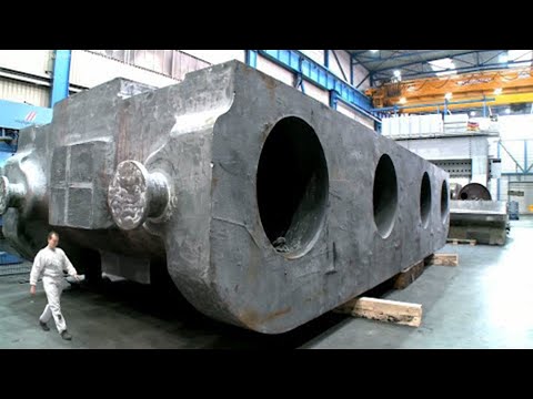 Gigantic Factory Machines Manufacturing Process - Modern CNC & Forging Method - Heavy Duty Equipment