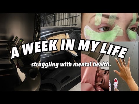 a week in my life | getting robbed, eyelash extensions, nail appointment, etc.