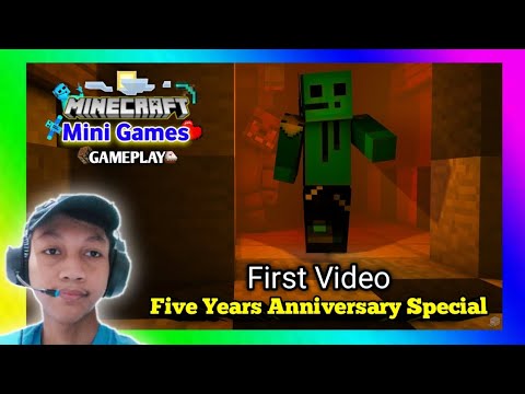 [Special Video] Minecraft Mini Games GamePlay | First Video(Five Years Anniversary) | Filipino Gamer