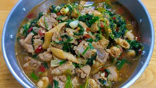 อ่อมไก่บ้านใส่ยอดมะระ กับข้าวบ้านๆอร่อยมีประโยชน์ ขมอ่ำหล่ำ สไตล์ | ครัวบ้านๆ Channel