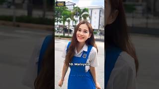 Top 10 School Uniform 🥋#shortsfeed #shortvideo #shorts #uniform #school #top10