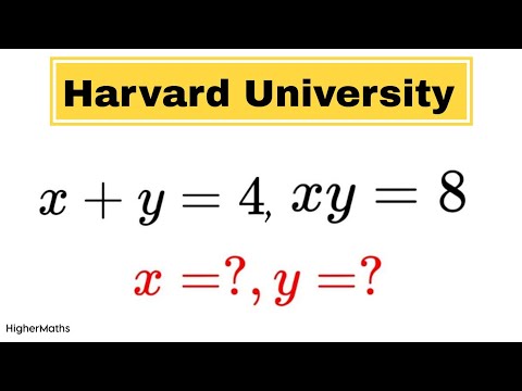 🛑 Harvard maths question | Solve in 1 minute | Learn instant  | can you solve #premath 