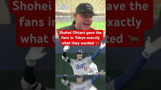 Shohei Ohtani’s home run was for the Tokyo fans 🙏