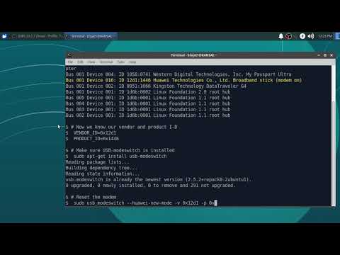 Fix Huawei usb modem not detected in ubuntu using usb modswitch