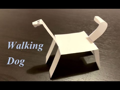 Walking Dog| 1-minute craft ideas for your kids| Easy toys| Crafts with Kids|