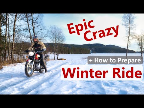 Taking my Royal Enfield for an Epic Winter Ride in beautiful Norway