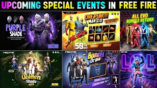 PURPLE SHADE BUNDLE RETURN CONFIRM DATE 😍🥳| GOLDEN SHADE BUNDLE RETURN | FREE FIRE NEW EVENT 