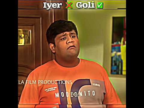 Goli speek with Iyer Voice | Funny video | Jethalal vs Iyer | #jethalal #funnyshorts #attitudestatus
