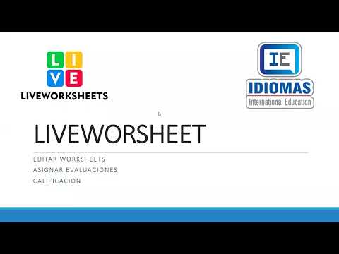 EDITAR WORKSHEETS - INTEDU