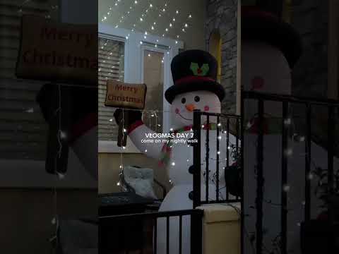 Festive Christmas walk #vlogmas #vlogmas2022 #vlogmasday7