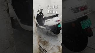 TVS IQUBE WASHING VIDEO✅👍#automobile #electricvehicle #evreviews #electronic #motovlog #tvs #iqube