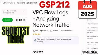 [2025] VPC Flow Logs - Analyzing Network Traffic | #GSP212 | #qwiklabs | #arcade 🚀