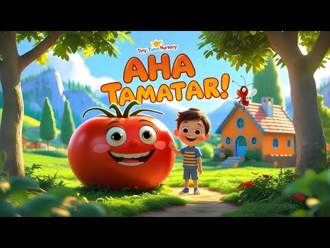आहा! टमाटर बड़े मज़ेदार🍅| Aha Tamatar Bade Mazedaar | 3D Nursery Rhymes | Kids Song in Hindi