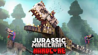 I Survived Jurassic Park Rebirth in Hardcore Minecraft... This is What Happened...