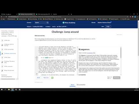 Khan Academy - Challenge: Jump Around (Helper Video)