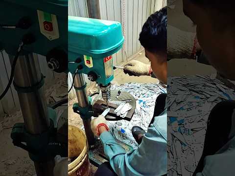 See How a Hardware Press Drill Machine Is Operated #PressDrill #DIYTools #drill #tools #diy #shorts