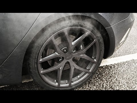 Letting off steam in a Model 3!