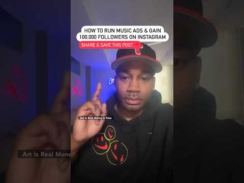 How to run music ads and gain 1 Million subscribers