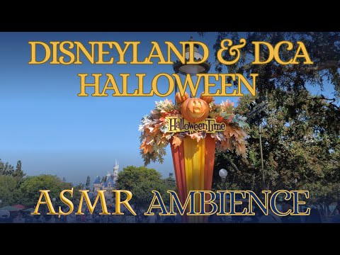 Disneyland & DCA Halloween 🎃 4K Ambience ASMR 🤫 No Talking, Just Views & Vibes ✨ Amusement #ASMR